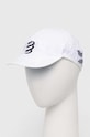 Шапка с козирка Compressport Pro Racing Cap други бял CU00003B