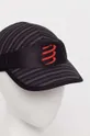 Kapa s šiltom Compressport Pro Racing Cap črna