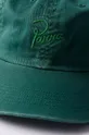 Βαμβακερό καπέλο του μπέιζμπολ by Parra Script Logo 6 Panel Hat πράσινο