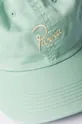 Bavlněná baseballová čepice by Parra Script Logo 6 Panel Hat zelená