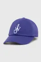 fioletowy JW Anderson czapka z daszkiem bawełniana Baseball Cap Unisex