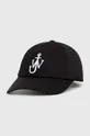 black JW Anderson cotton baseball cap Baseball Cap Unisex