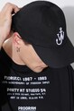 JW Anderson cotton baseball cap Baseball Cap AC0198.FA0349.999 black
