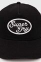 Superdry sapca Y9011020A.06A negru SS24