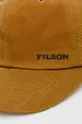 Хлопковая кепка Filson Oil Tin Low Profile Logge коричневый
