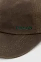Памучна шапка с козирка Filson Oil Tin Low Profile Logge зелен