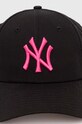 Бавовняна бейсболка New Era 9FORTY NEW YORK YANKEES 60503372 чорний SS24