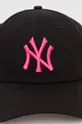 Βαμβακερό καπέλο του μπέιζμπολ New Era 9FORTY NEW YORK YANKEES μαύρο