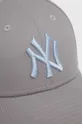 Хлопковая кепка New Era 9FORTY NEW YORK YANKEES серый