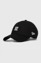 czarny New Era czapka z daszkiem bawełniana 9FORTY Unisex