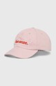Kšiltovka Drivemebikini Vacanze bavlna růžová 2024.DRV.030.PR