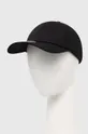 czarny VETEMENTS czapka z daszkiem bawełniana Ring Cap Unisex