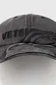 VETEMENTS cotton baseball cap Flame Logo Cap black