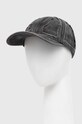 VETEMENTS cotton baseball cap Destroyed Cap plain black UE64CA210B