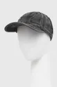 czarny VETEMENTS czapka z daszkiem bawełniana Destroyed Cap Unisex