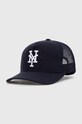 STAMPD baseball cap NY Trucker Hat applique navy SLA.U3411HT.NVY