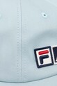 Fila czapka z daszkiem bawełniana Fila x Aries Cap niebieski 42PS24HA010122272307