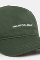 Bavlnená šiltovka MKI MIYUKI ZOKU Classic Ball Cap CLASSIC.BALL.CAP zelená SS24