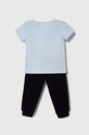 Guess komplet bawełniany dziecięcy I4RG29.K5M20.PPYH niebieski SS24