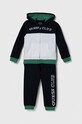 Guess dres bawełniany dziecięcy dzianina granatowy N4RG01.KA6R3.PPYH