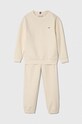 Dětská tepláková souprava Tommy Hilfiger pletenina béžová KS0KS00533.104.122.PPYH
