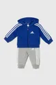 блакитний Cпортивний костюм для немовлят adidas Для хлопчиків