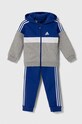 adidas dres dziecięcy dzianina granatowy IJ6323