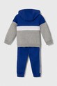 Детский спортивный костюм adidas IJ6323 тёмно-синий SS24