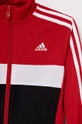 rdeča Otroška trenirka adidas