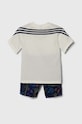 Παιδικό βαμβακερό σετ adidas IN7282 μπεζ SS24