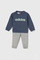 adidas trening copii tricotaj gri IS2498