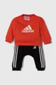 червоний Cпортивний костюм для немовлят adidas Для хлопчиків
