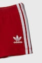 Хлопчик Дитячий бавовняний комплект adidas Originals IB8639 червоний