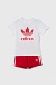 Дитячий комплект adidas Originals IB9894 червоний SS24
