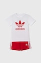 Detská súprava adidas Originals IB9894 červená SS24