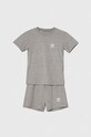 Детски комплект adidas Originals меланж сив IN8502