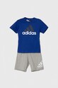 adidas komplet dziecięcy dzianina granatowy IS2470