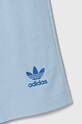 adidas Originals komplet bawełniany niemowlęcy niebieski IN8506