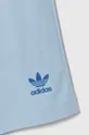 голубой Детский хлопковый комплект adidas Originals