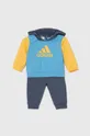 голубой Детский спортивный костюм adidas Для мальчиков