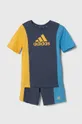 голубой Детский комплект adidas Для мальчиков
