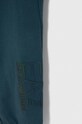 EA7 Emporio Armani dres bawełniany dziecięcy turkusowy 3DBV55.BJ05Z
