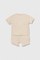 Детский комплект Emporio Armani с эластаном бежевый 3DHVJ5.3J5SZ