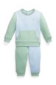 Polo Ralph Lauren tuta neonato/a maglia verde 320932559001