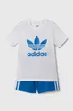 голубой Детский комплект adidas Originals Для мальчиков