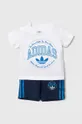mornarsko plava Pamučni komplet za bebe adidas Originals Za dječake