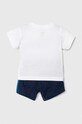 adidas Originals komplet bawełniany niemowlęcy IT7273 granatowy SS24