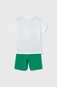 United Colors of Benetton komplet bawełniany dziecięcy 3096CK00A.G.Seasonal zielony SS24
