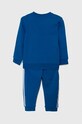 Detská tepláková súprava adidas Originals IR6899 modrá SS24