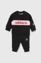 czarny adidas Originals dres dziecięcy Chłopięcy